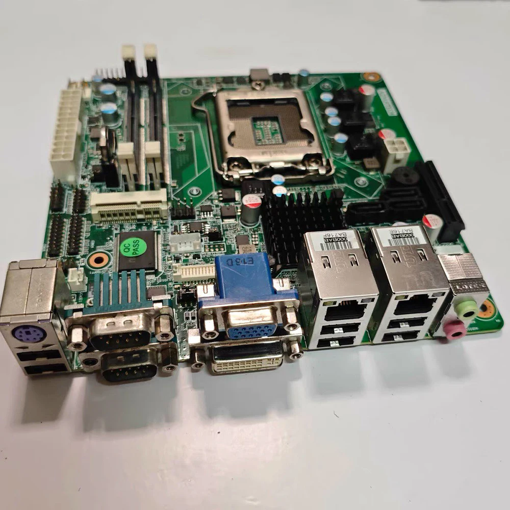 For Advantech AIMB-281G2 AIMB-281 REV.A1 industrial computer motherboard dual network card
