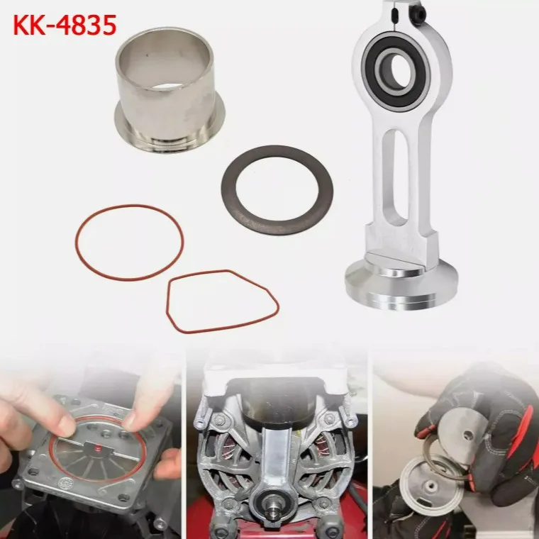 Compressor Piston Kit Connecting Rod Replacement Kit Compressor Piston Kit KK 4835 for Craftsman Oil Free Compressor Pump