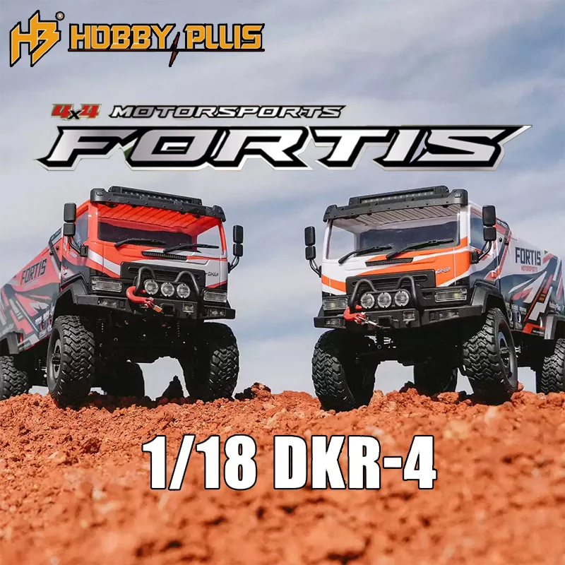 1/18 RTR 4X4 Remoted Cars Off Road Vehicle RC Desert Rally Car DKR-4 2Speed Gearbox Metal Drive Shaft Brushed Brushless Motor