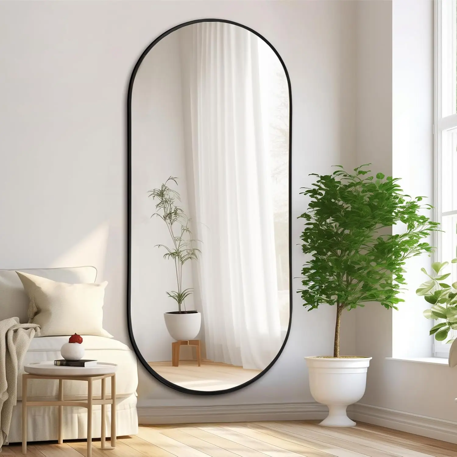 Oval Full-length Mirror, 71 