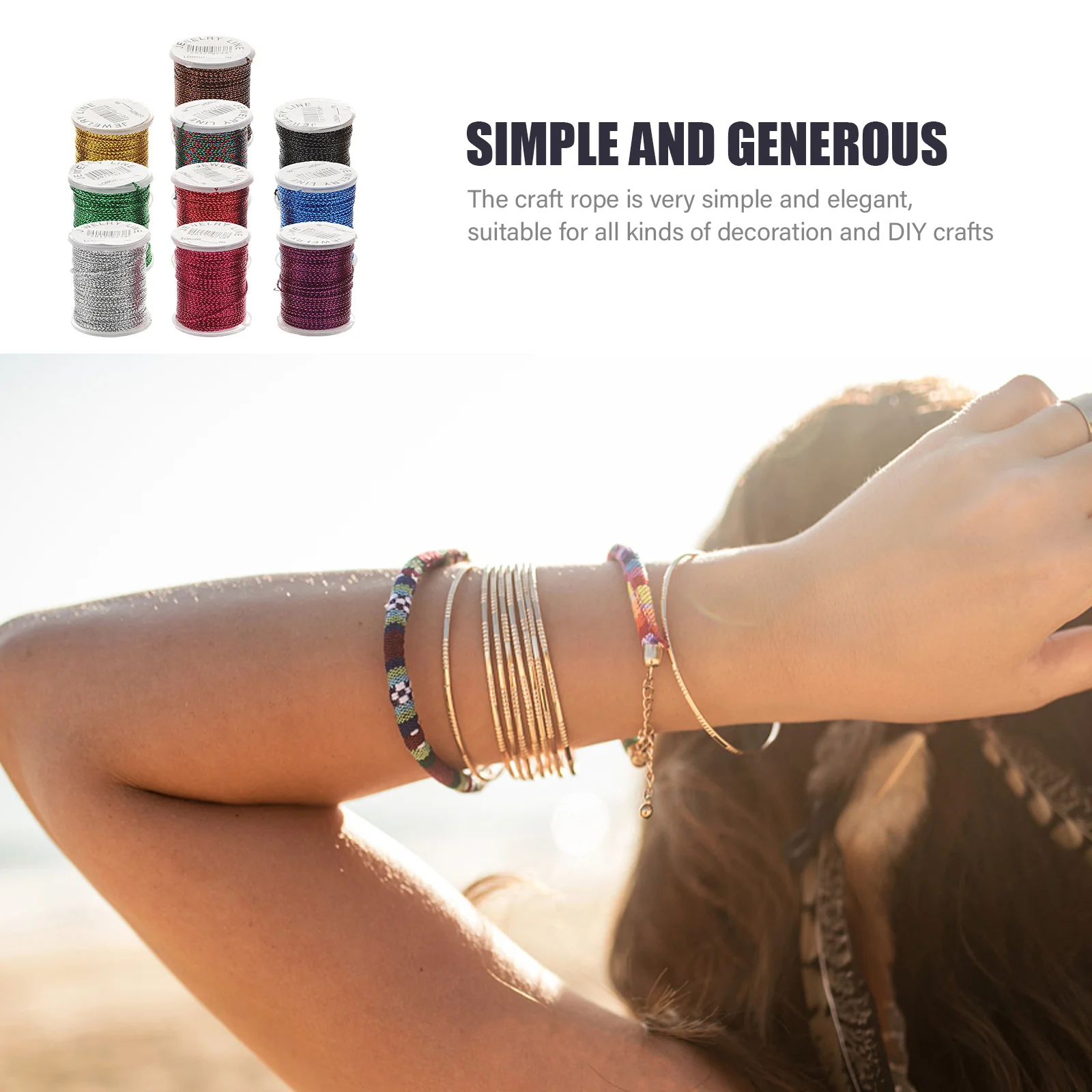 

10 цветов, 10 м, 0,5 мм, шнур из смолы для изготовления ювелирных изделий своими руками, ожерелий, браслетов, рукоделия, бисероплетения, шнур из смолы для бисероплетения, 0,5 мм