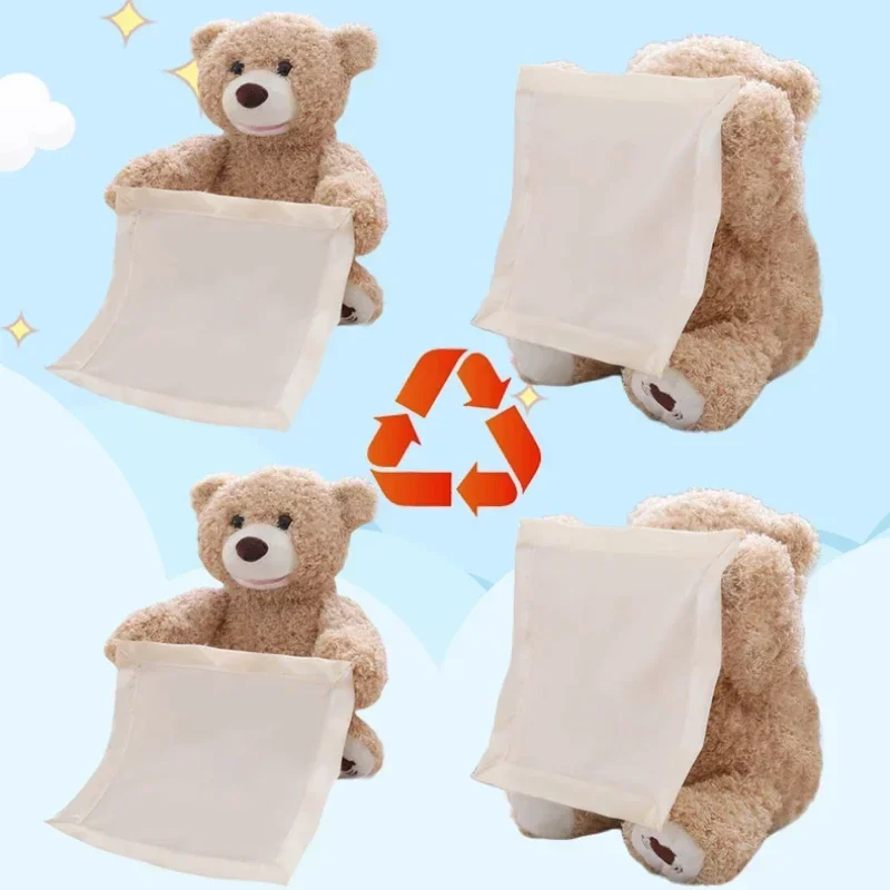 Can Hide and Seek, Can Hide and Seek, and Bear Plush Learn to Speak