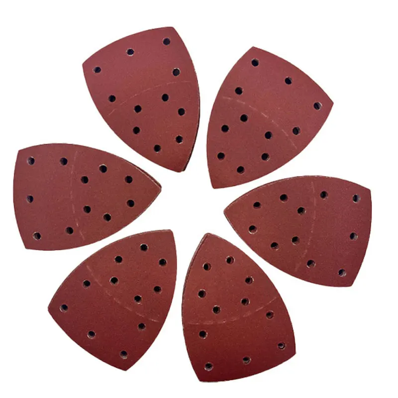 

60PCS Mouse Sandpaper Triple-cornered Sanding Sheets for PSM Multi Sander,11 Hole Assorted Grits 40/60/80/120/180/240