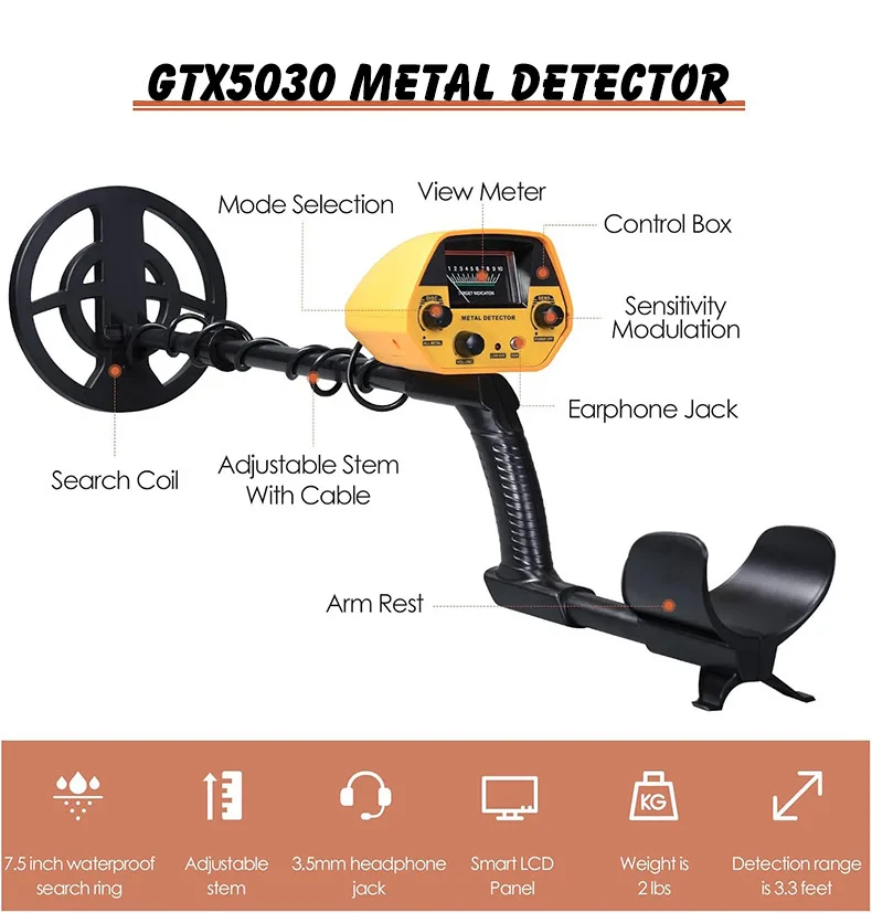 كاشف المعادن عالي الدقة، مكتشف الذهب الاحترافي لصيد الكنز، كشف آثار العملات المعدنية تحت الأرض #2