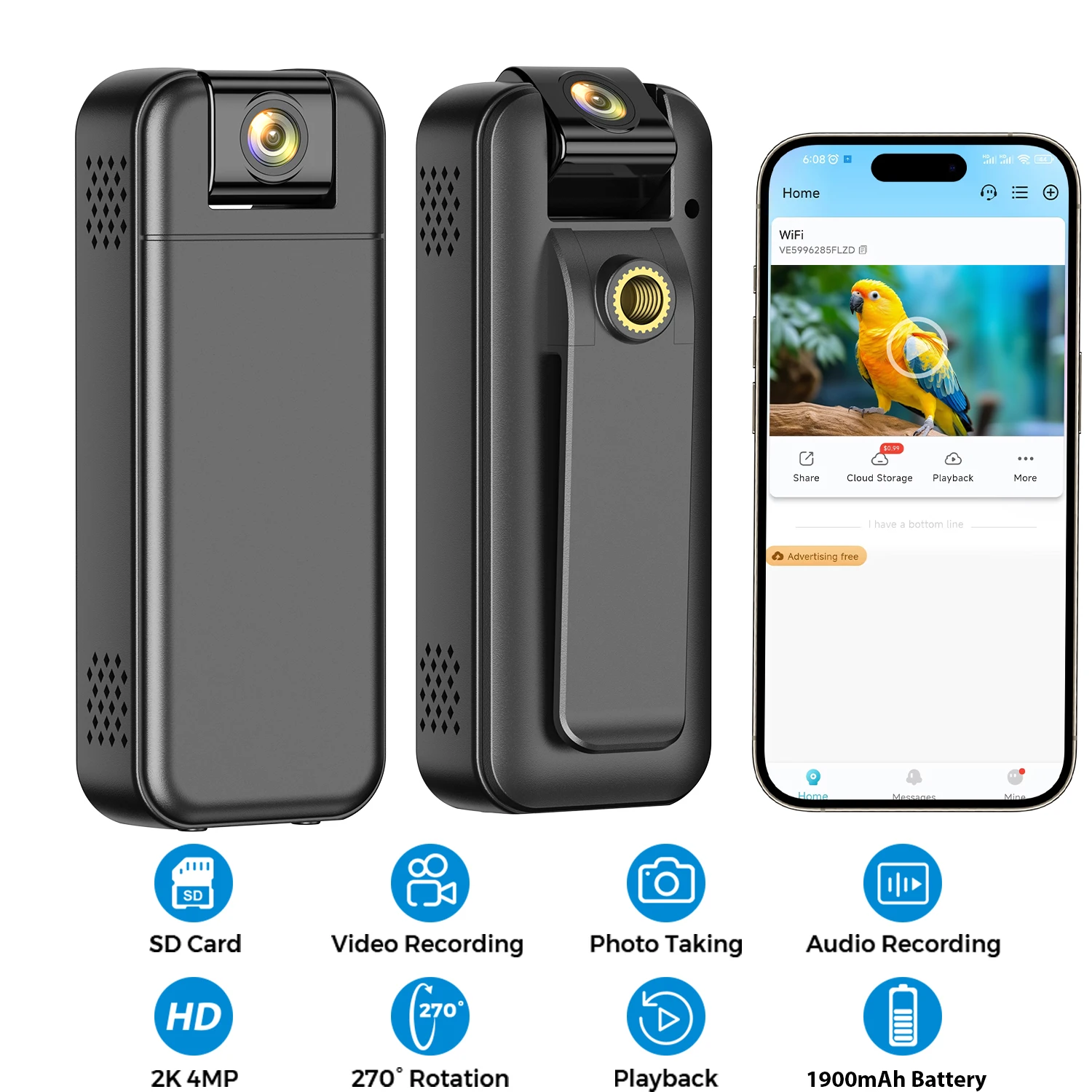 4MP Hd Wifi Mini Ca… - image