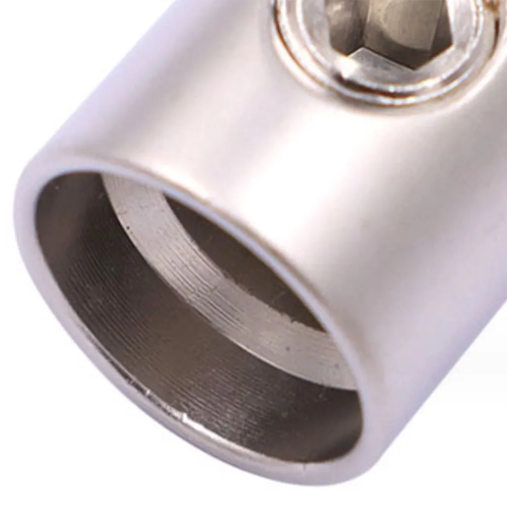 2 Piece Power Wire Reducer for 1/0 to 4 Gauge Conversion in Car Audio Systems with High Hardness Aluminum Build