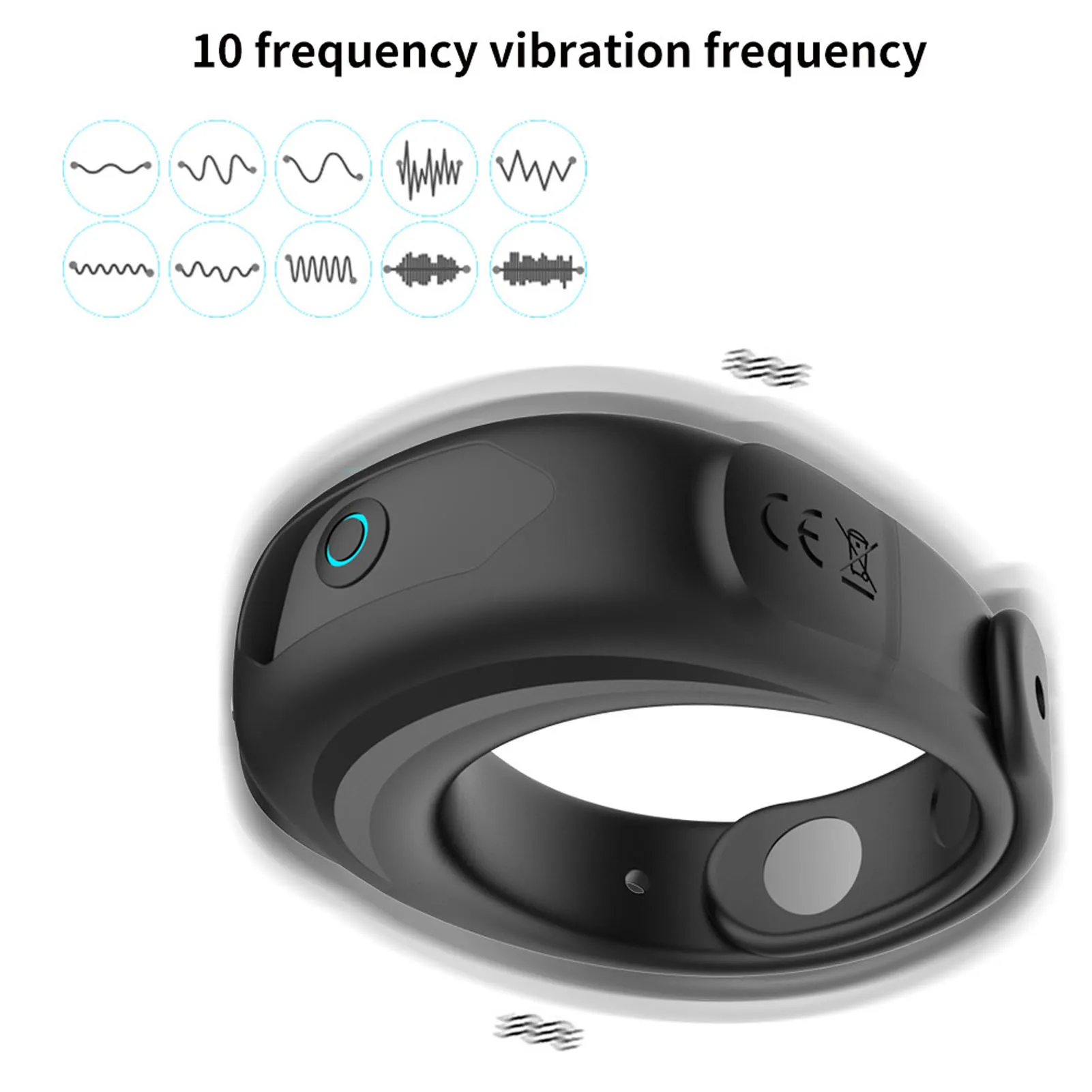 1pcs Male Prostate Massager Sleeve Improve Circulation IPX6 Waterproof Men Prostatic Massager Watch Type Adjust Size Daily Use