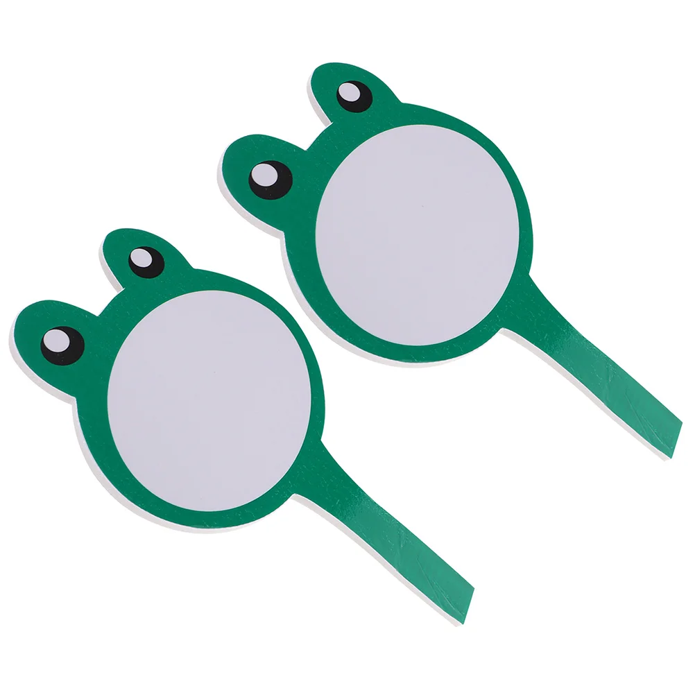 

2Pcs Scoreboard Whiteboards Oversized PVC Dry Erase Paddles Handheld Mini Boards Wipe Events Practical Auction