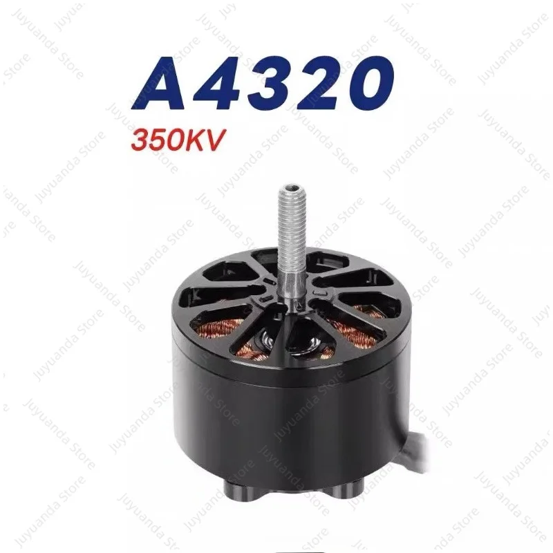 A4320 350KV FPV Brushless Motor, Professional RC Power Motor for Aerial Photography Fit 13 Inch Prop Long‑Range Multicopter