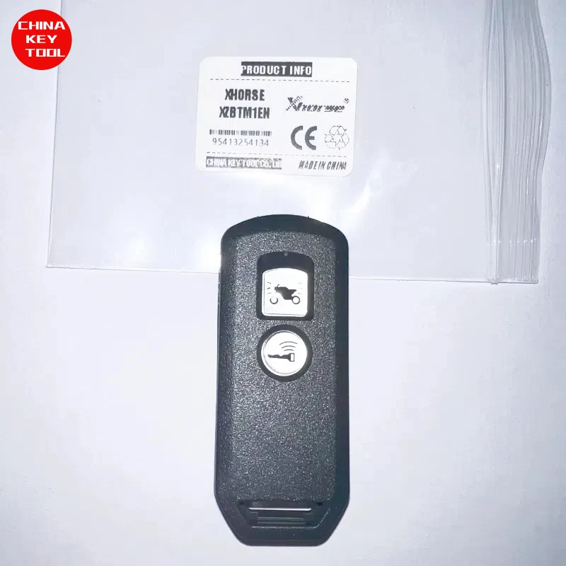 1 قطعة XHORSE XZBTM1EN لوحة دارات مطبوعة خاصة 3 أزرار حصريًا للدراجات النارية هوندا مع مفتاح قذيفة مع شعار الإصدار العالمي