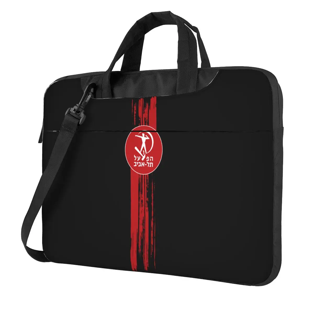 Israel Hapoel Tel Aviv Bc Laptop Shoulder Messenger Bag Sleeve Classic Slim Messenger Bag Business Casual or School