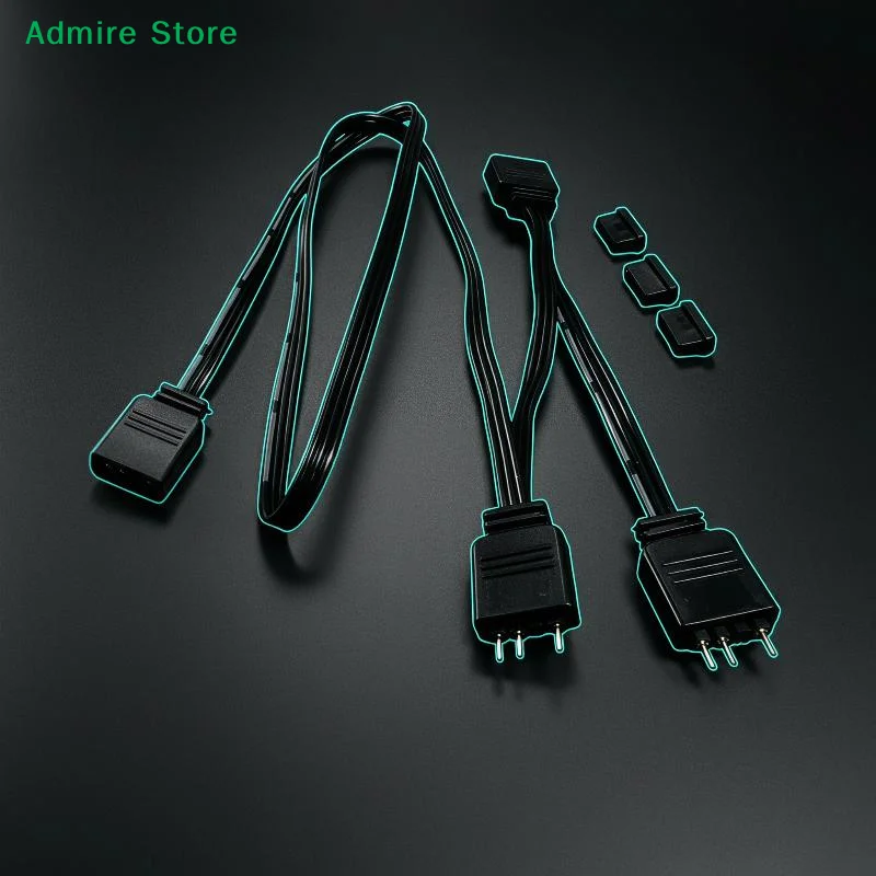 [G]652F ARGB Sync Converter Cable 5V 3Pin VDG to 5V 3Pin High Conductivity for Gaming PC Motherboard Cooling Light Sync