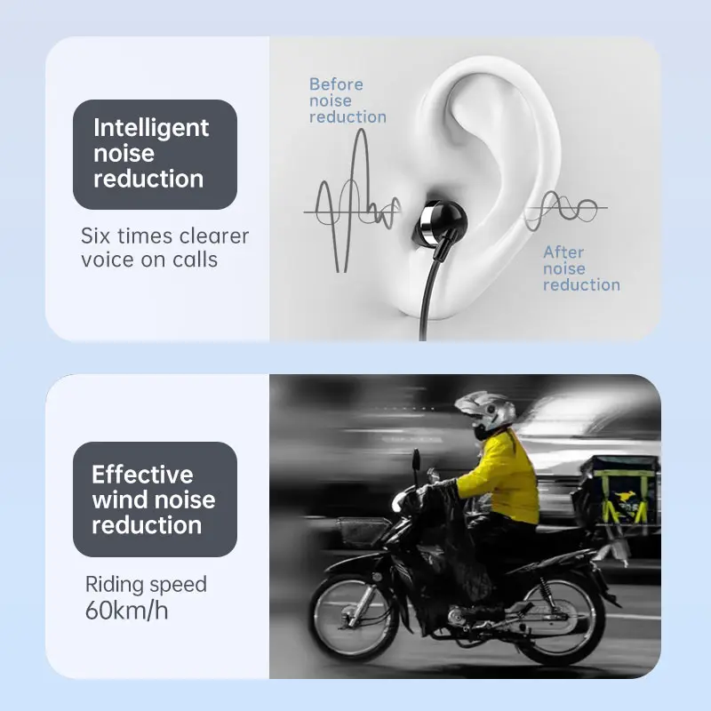 New Fineblue F520 Mini Wireless Earphone Retractable Portable Bluetooth 5.3 Headset Calls Remind Vibration Sport Run Headphone