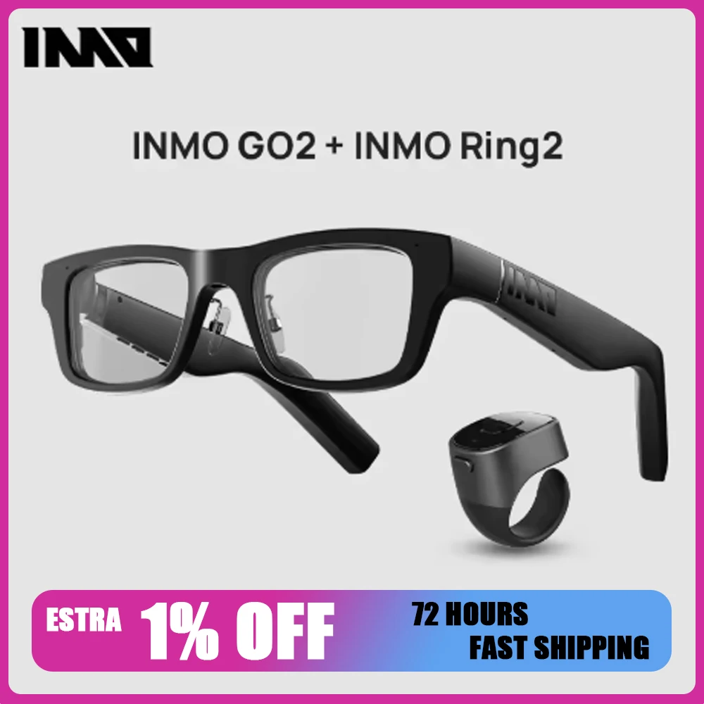 INMO GO2 AR Glasses Real-time Simultaneous Translation Of Glasses And Multi-language Translation Smart Glasses Convenient Gifts