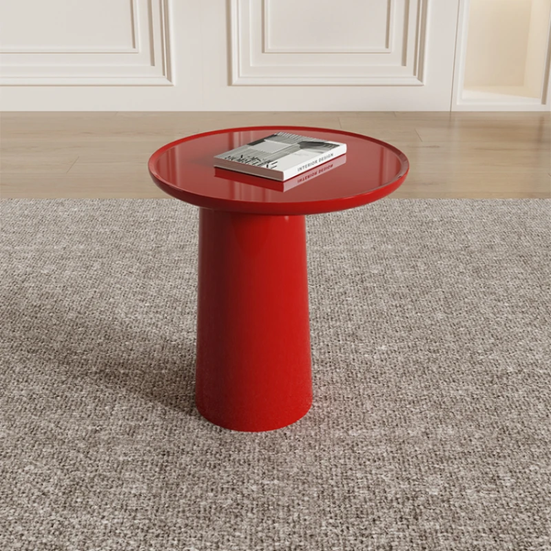 Mesa de centro moderna portátil luxo redonda única nordic canto mesas laterais pequeno design stolik kawowy móveis para casa