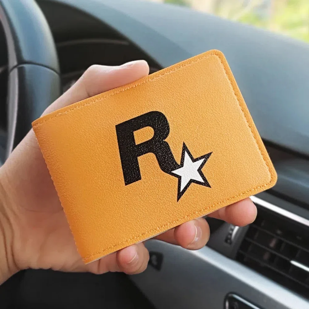 1 Pcs Hot Sale Game GTA Driver\'s License Case Protect Bags Cartoon Image Credit Card Bag Case Cover Holder Purse Wallet