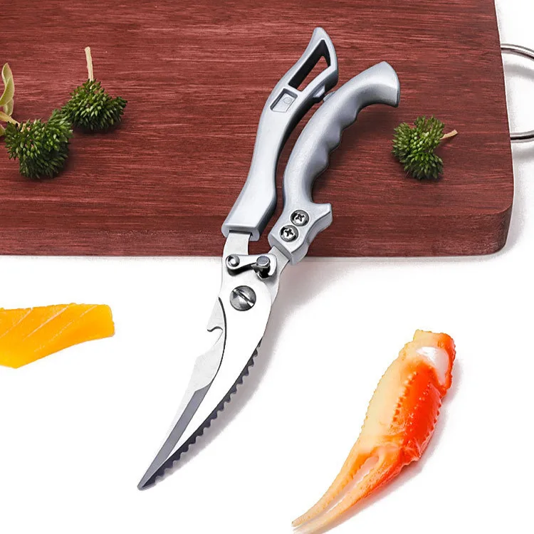 

Strong Chicken Bone Scissors Stainless Steel Sharp Bone Scissors Kitchen Scissors Multifunctional Household Kitchen Food