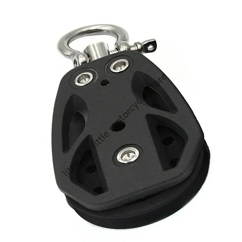 R9CC Marine Pulley Low Friction High Load Plain Bearing Nylon Universal Pulley Boat Accessories