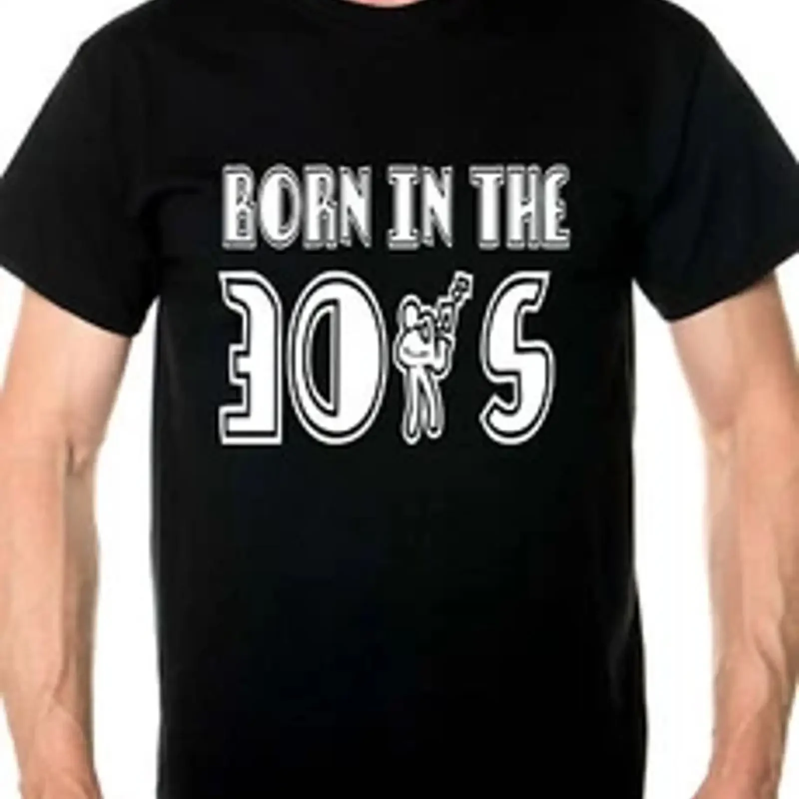 Lustiges Herren T Shirt Born In The 30's Thirties Birthday Größe S XXL vintage Washed Slightly Stylish homme Casual Unisex