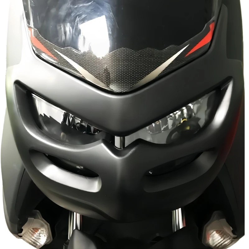 Motorcycle headhood Deflector Headlamp guard Front face shell replica headlamp housing for Yamaha NMAX 155 NMAX155 2020-2024