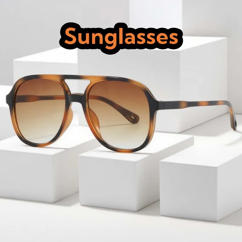 

Casual and Simplicity Large Framed Toad Sunglasses Fishing Outdoor Sports Sun Protection Stage Performances Shades Glasses