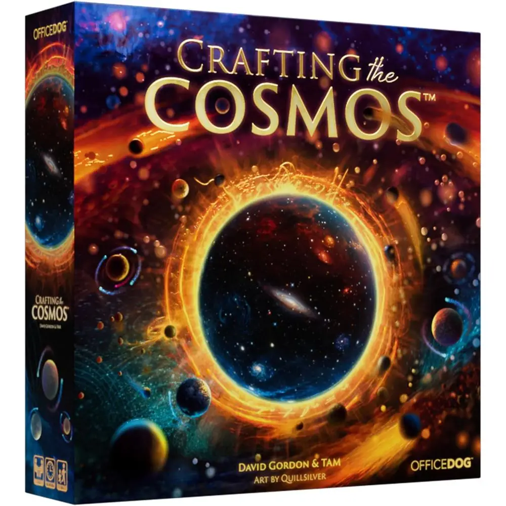 

Crating The Cosmos Board Game - Build The with Stellar Resource Management! Sci-i Strategy Game or Kids & Adults, Ages 14+, 2-4