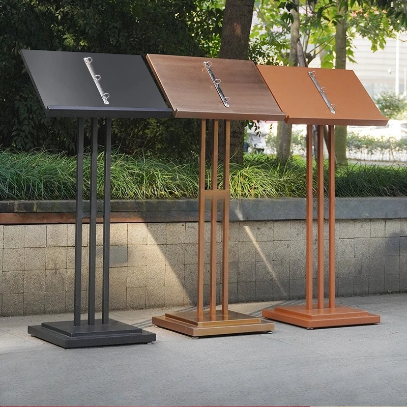 information rack, menu display rack, recipe display rack, sales department loose-leaf document information display rack