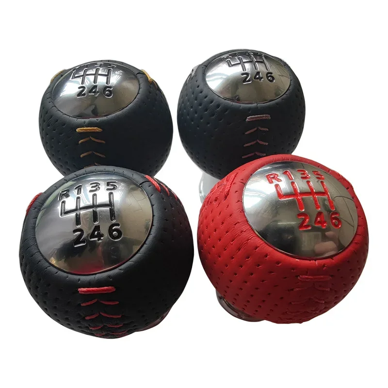 

New Perforated Leather 6 Speed Gear Shift Knob For Mazda MX-5 MX5 Gear Ball Head