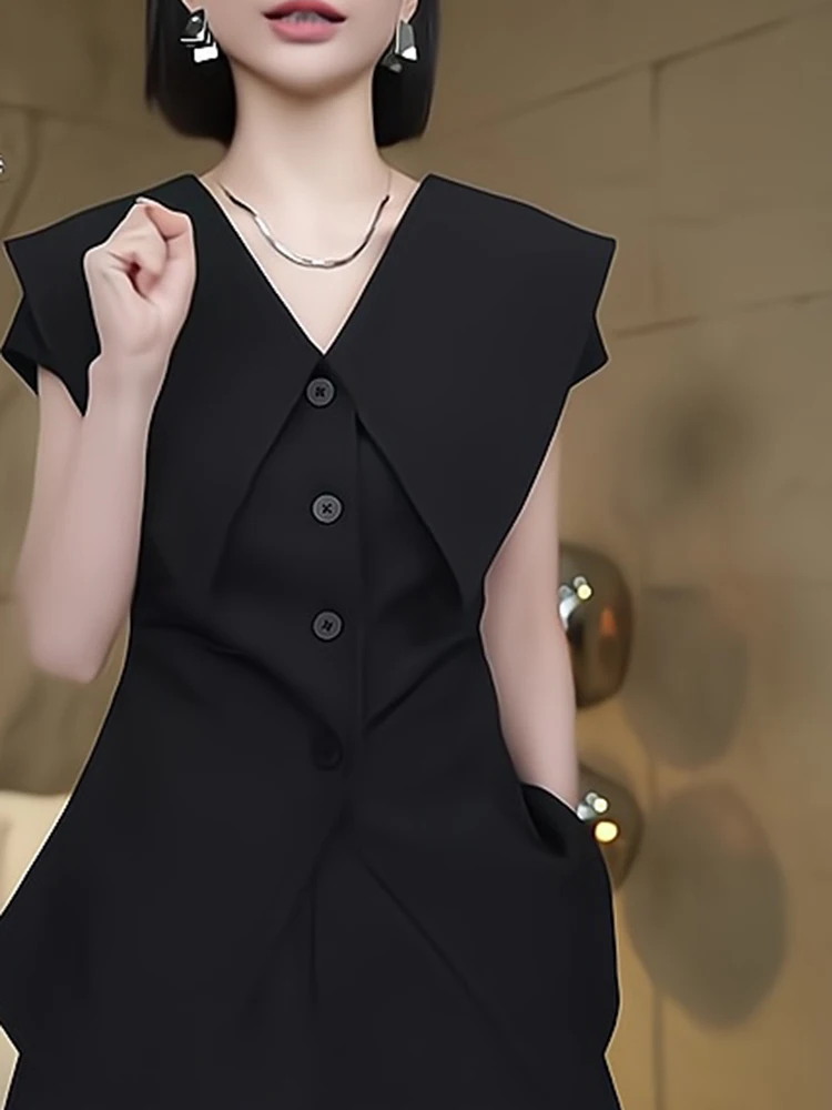 

Модный женский летний жилет с одной пуговицей, премиум-класса, для повседневной носки, приталенный, укороченный