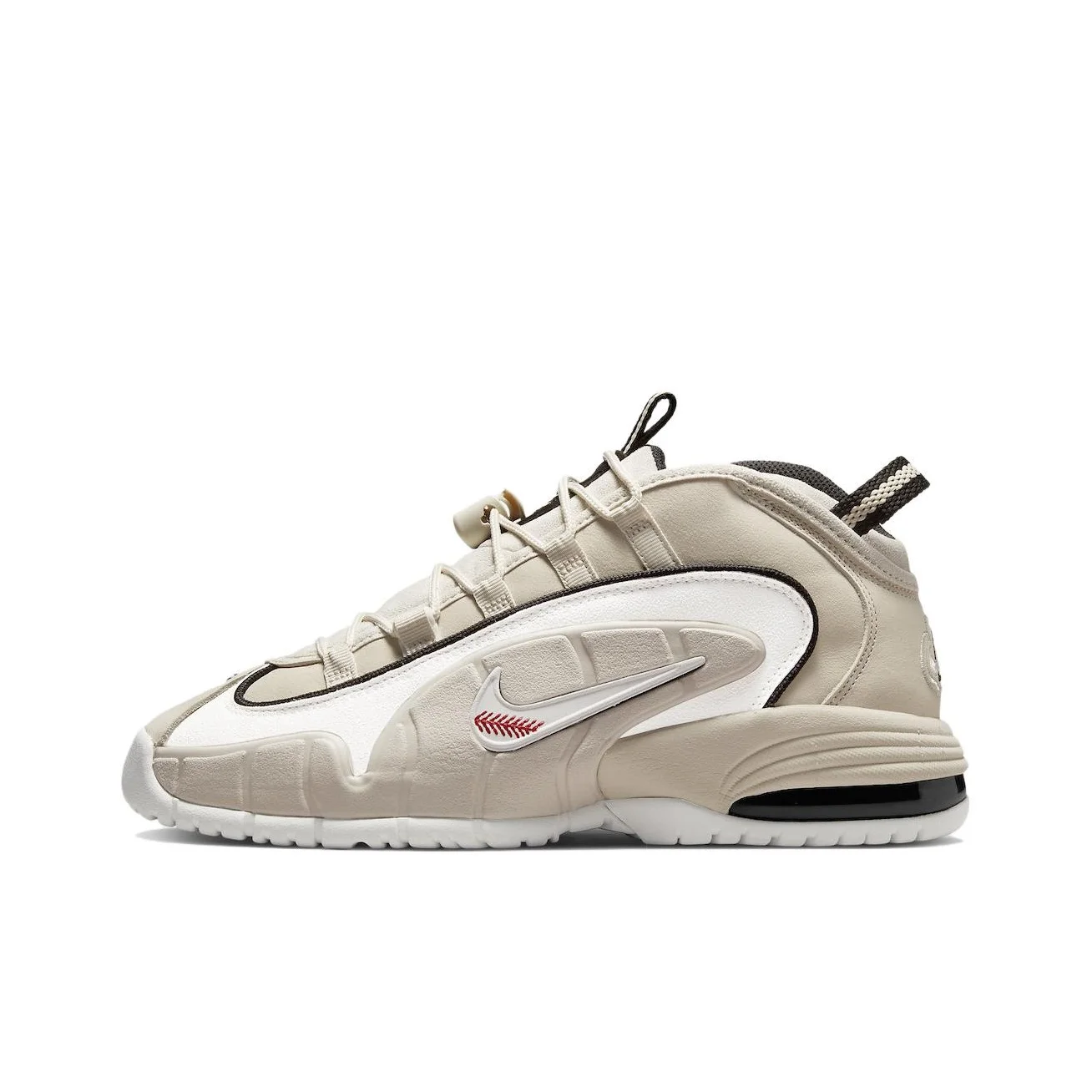 Nike x Social Status Air Max Penny Abrasion Resistant Mid top Basketball Shoes Men's Sand DM9130-100