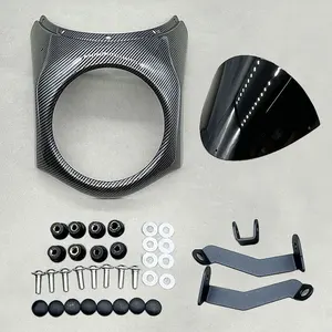 CB650R Front Lighthouse Cap, Cafe Racer Retro Verkleidungswindscreen, Motorrad Rebell für Honda CB1000R 2018-2020 CB650R 2019-2023 6 Hauptverkäufe Rennen - №6