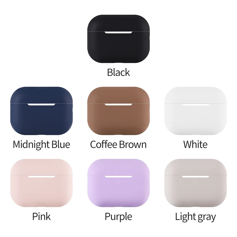 Weiche Silikon-Schutzhülle für AirPods Pro 3 Pro3, Matte Stoßfeste Ohrhörer-Abdeckung, Drahtlose Kopfhörer-Hülle Zubehör – Detail 17