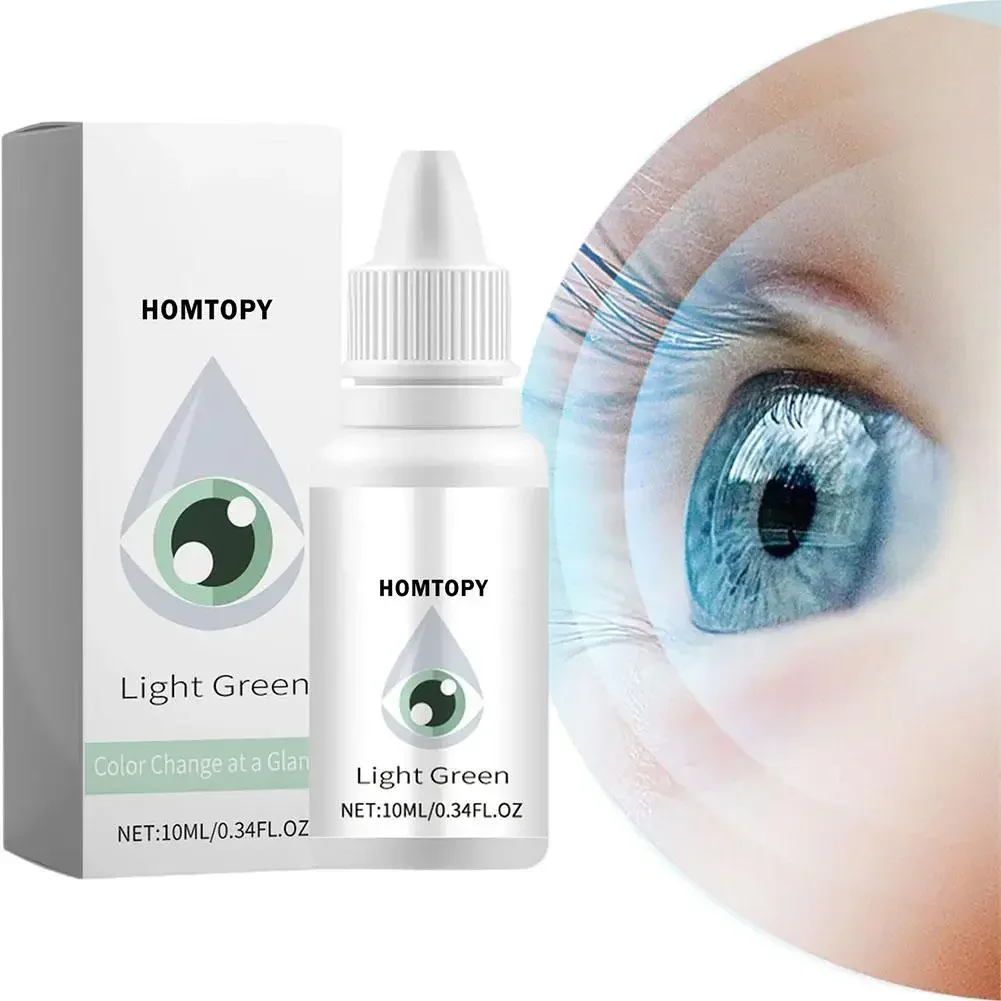 Gotas para los ojos que cambian de Color, iluminador de ojos, hidratante, 10ml/botella I8y6