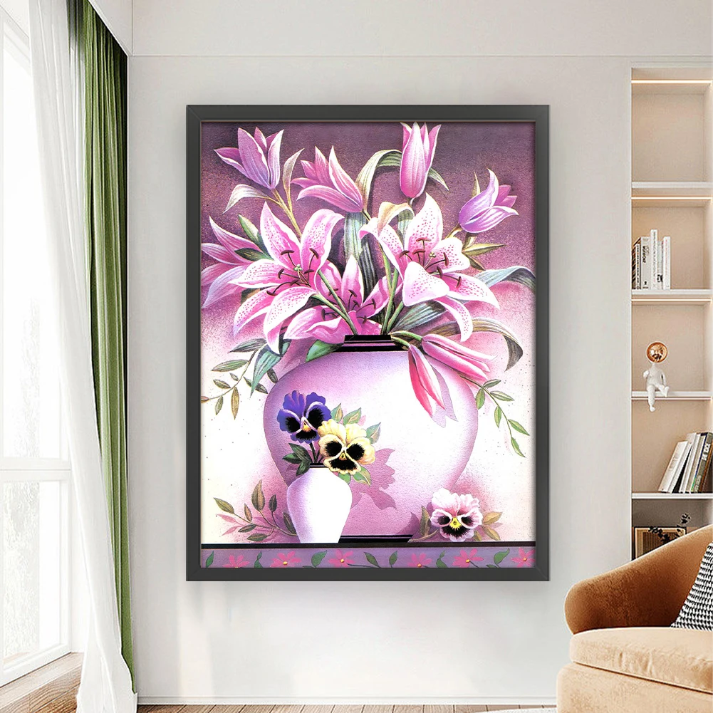 

Полная вышивка бисером цветок 9CT DIY набор бисера для декора гостиной спальни