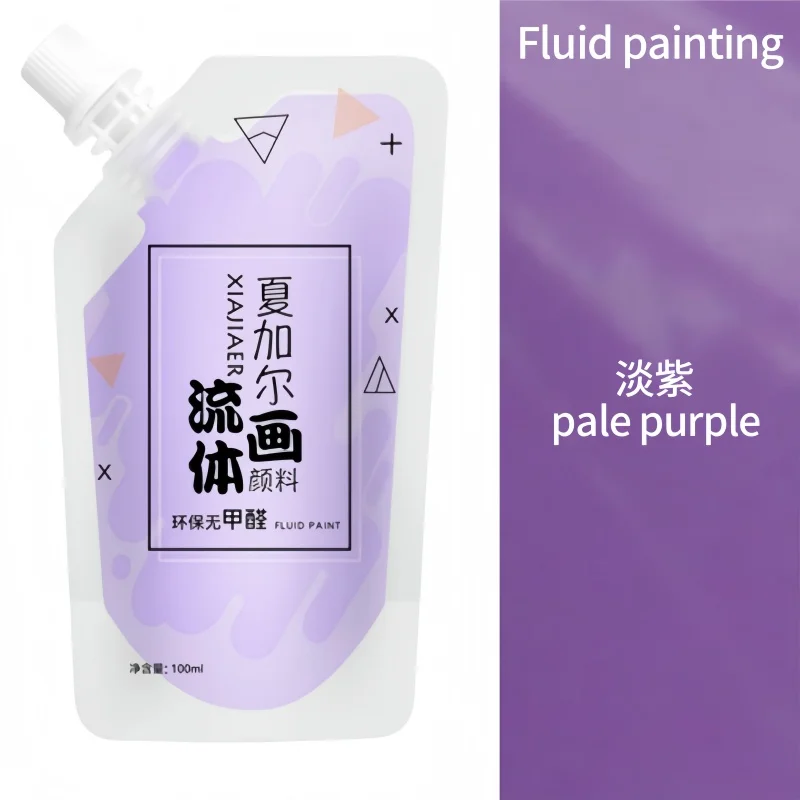 100 ml/multi-color xiajiaer vloeibare verf acrylverf zak gewelddadige beer DIY decoratieve schilderkunst vloeibare vloeibare kleurstof