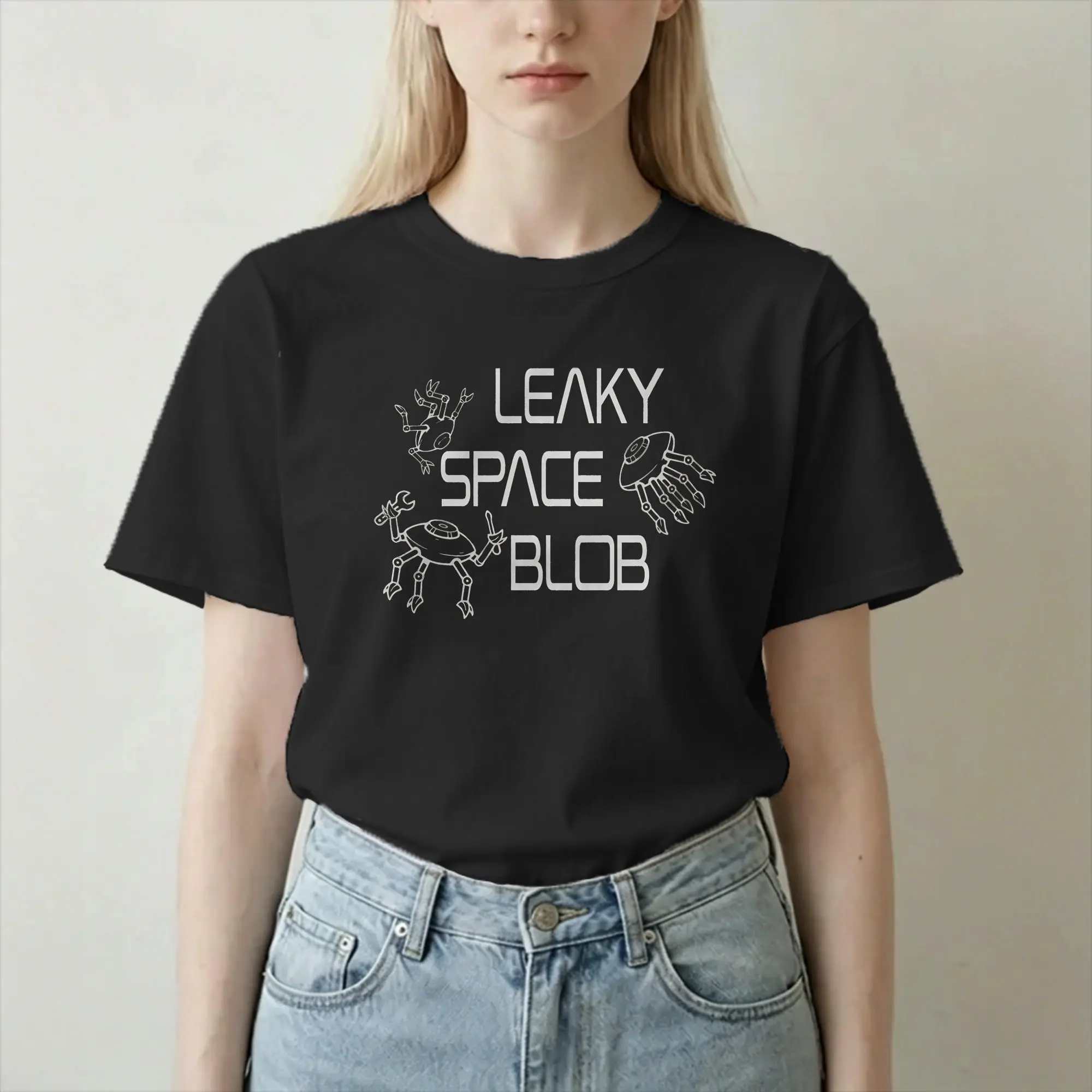 Project Hail Mary - LEAKY SPACE BLOB T-Shirt for Men Women Round Collar 100% Cotton T Shirts  Short Sleeve Tees Plus Size Tops