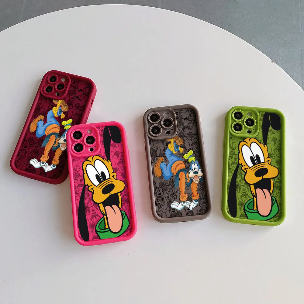 

Cartoon Goofys Plutos Phone Case For Samsung A04 A05S A10S A11 A12 A20S A21S A13 A14 A54 A34 A53 A33 Soft TPU Back Cover Funda