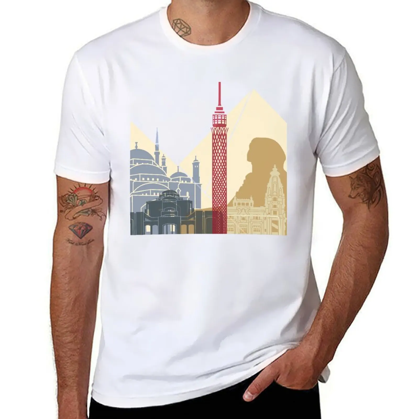

Cairo skyline poster T-Shirt custom t-shirts new gifts and t-shirts gifts for boyfriend men t shirts high quality