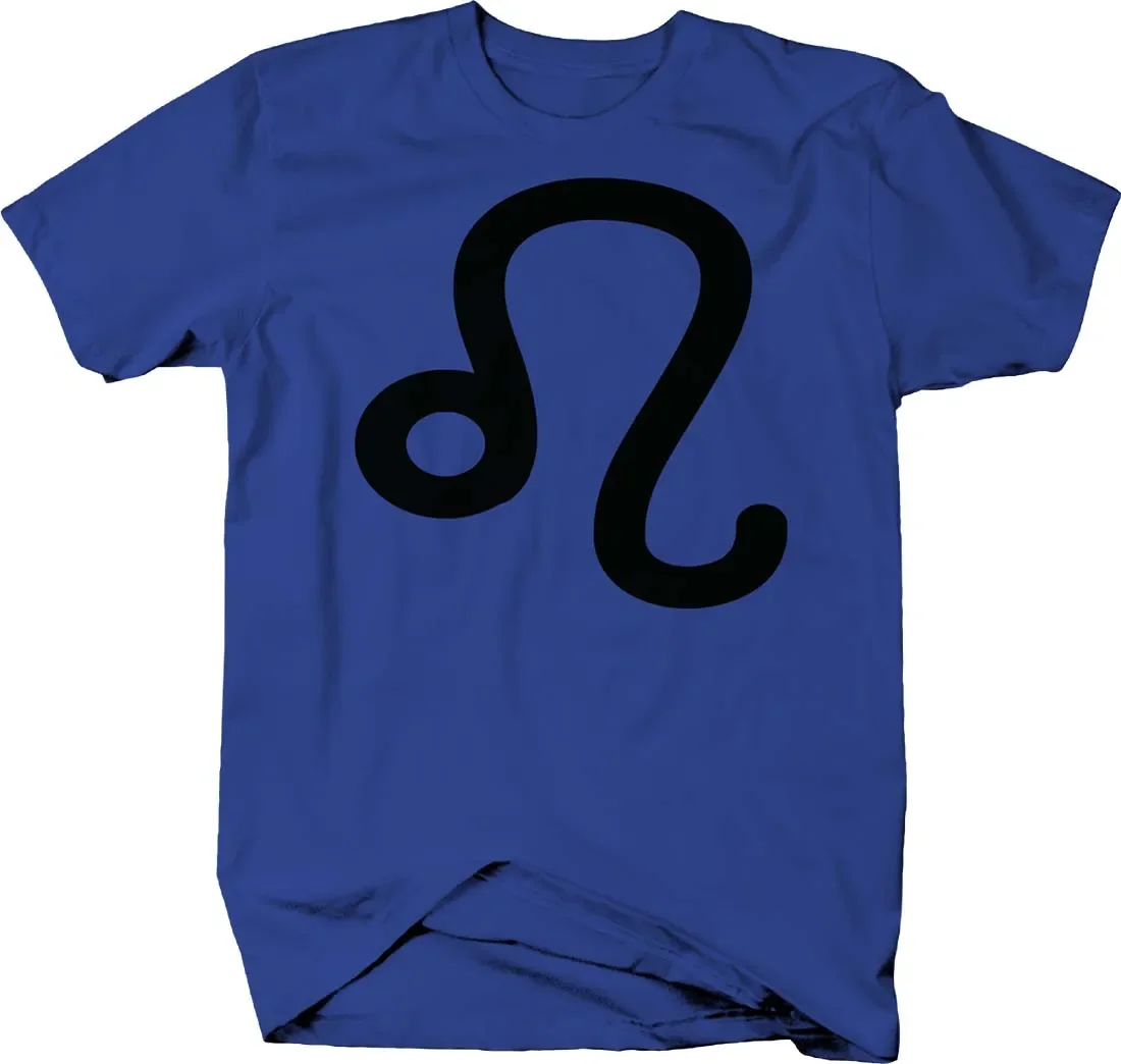 ليو الأسد رمز 23 أغسطس 22 تي شيرت علم التنجيم بعلامة زودياك. الصيف القطن قصير الأكمام س الرقبة رجل تي شيرت جديد S-3XL #4