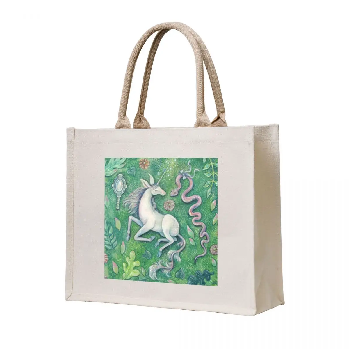 

Unicorn Magic Tote Bag cute pouch bag Big bag Canvas ecological bags