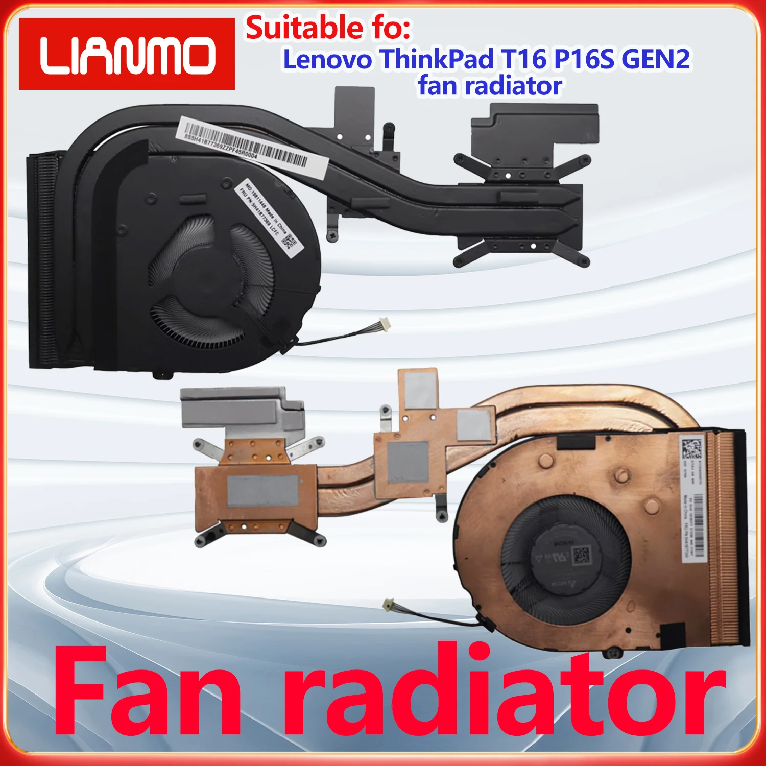 Suitable for Lenovo ThinkPad T16 GEN2 P16S GEN2 Fan Cooler Integrated Graphics dedicated graphics card Fan 5H41B77369