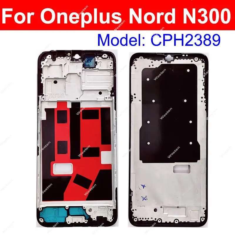 Front Cover Housing For OnePlus 1+ Nord N100 N200 N300 N20 CE3 CE2 Lite 5G Front LCD Frame Middle Housing Parts