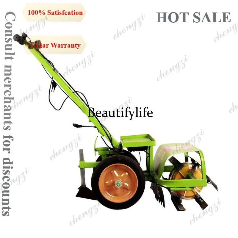 M81 Factory Direct Mini Farm Tiller Handheld Weeder Small Cultivator For Orchard Soil Loosening And Weed Removal Work