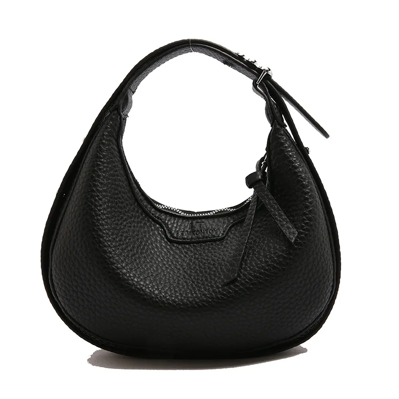 

Elegant Hobo Shoulder Bag 2025 New for Women, Luxury Soft Leather Crossbody Purse, Fashionable Moon Bag for All Occasions
