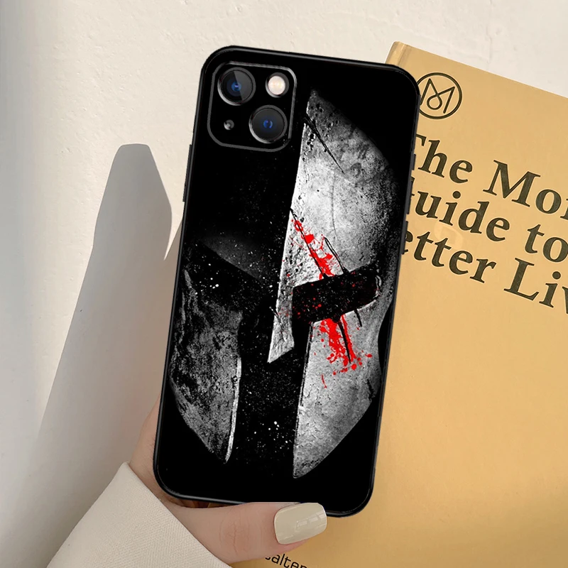 Spartan Phone Case For iPhone 17 16 15 13 11 12 14 Pro Max mini XR 16e 15 16 Plus 17 Air Full Cover