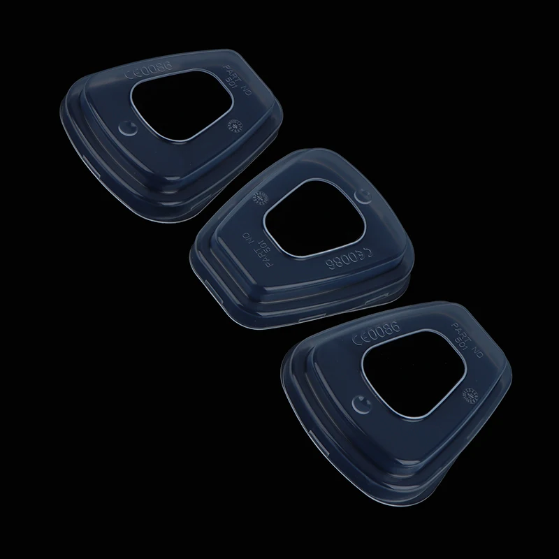 10PCS Anti-dust Retainer Case Safety Respirator Part 501 Filter Adapter Plastic Cover for 501 6800 6001 5N11 5P71 7502 6200