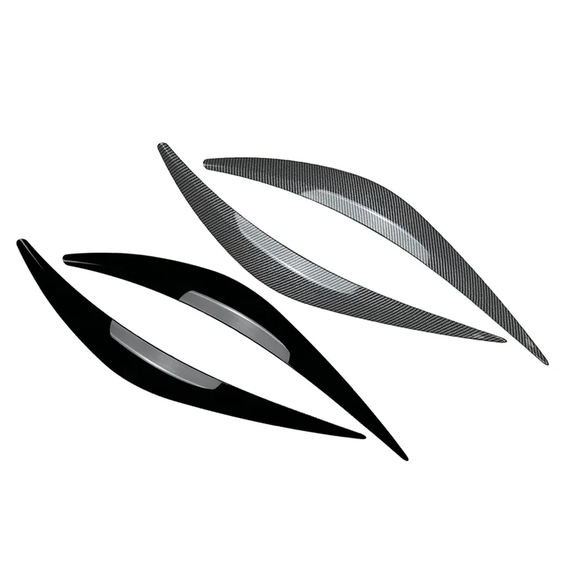 Car headlight headlamp eyelids eyebrow cover decorative trim for Infiniti Q50 Q50s Q60 2014-2023