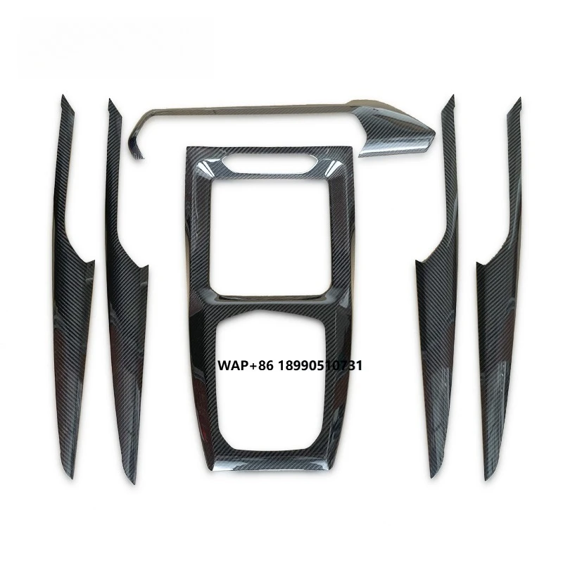 

FOR X3 X4 LCI Carbon Fiber Interior Parts G01 G02 Upgraded Center Console Decorative Strip Dashboard Door Trim Strip