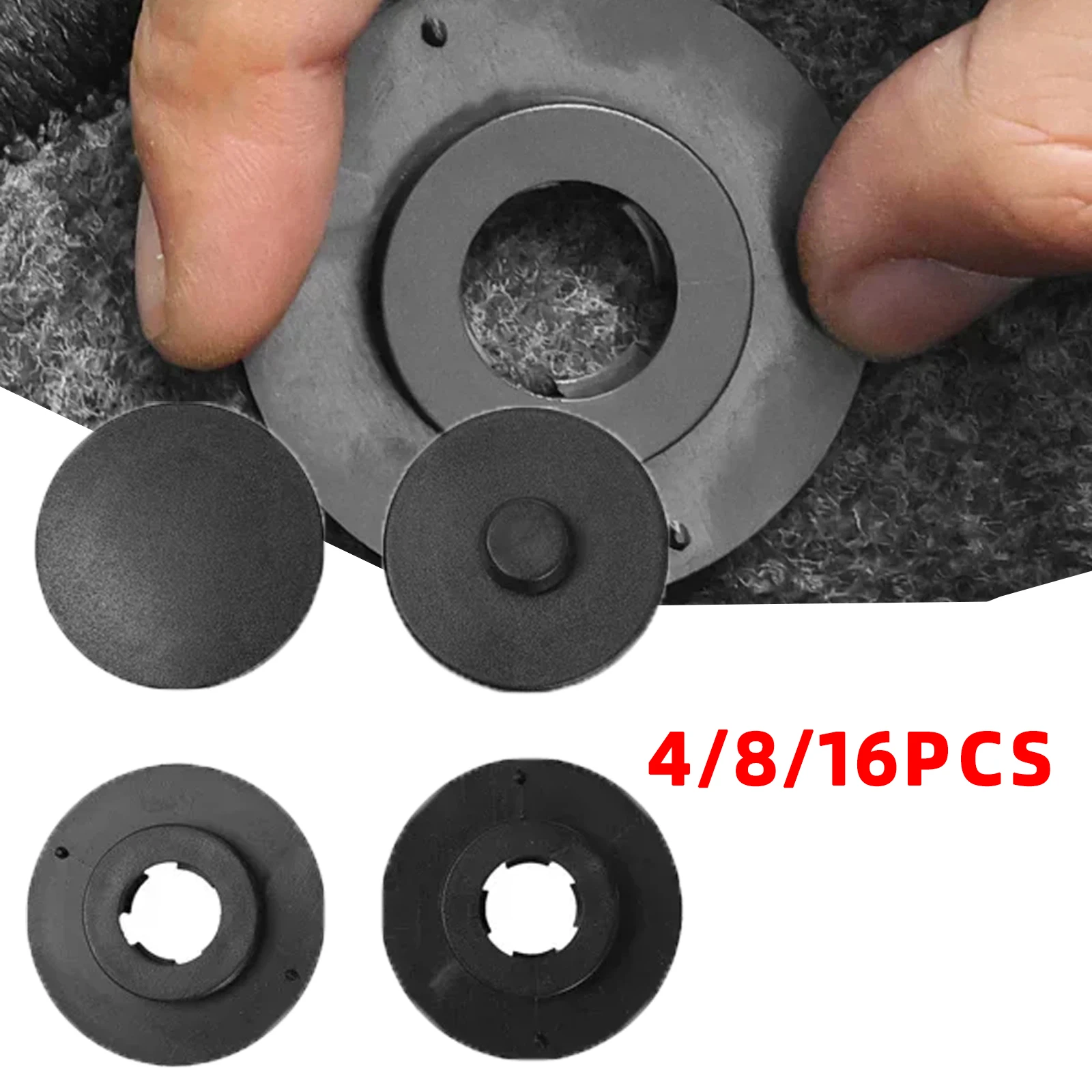 Universal Car Floor Mat Anti-Skid Fixer Grips Double Layer Fixed Clips Set Arpet Fixing Clamps Buckle Fixer Accessories Tools