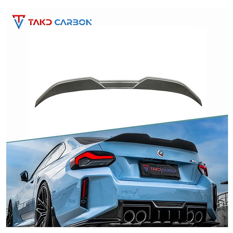 

Dry Carbon Fiber Factory Direct Hot Sale Style Rear Bumper Trunk Spoiler for bmws M2 G87 2023-UP